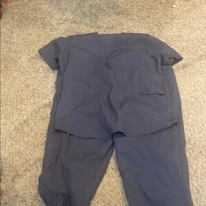 Scrubstar Gray matching Top and Pants